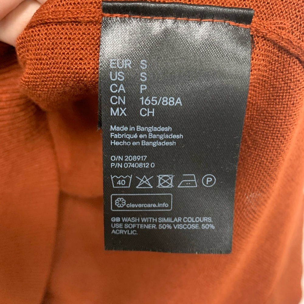 H&M lightweight sweater sz S - Picture 5 of 6